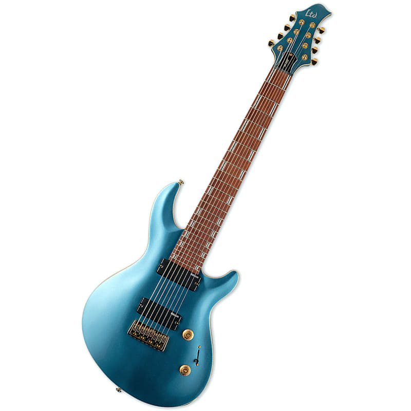 цена Электрогитара ESP LTD JR-208 Javier Reyes Signature 8-String Guitar – Pelham Blue