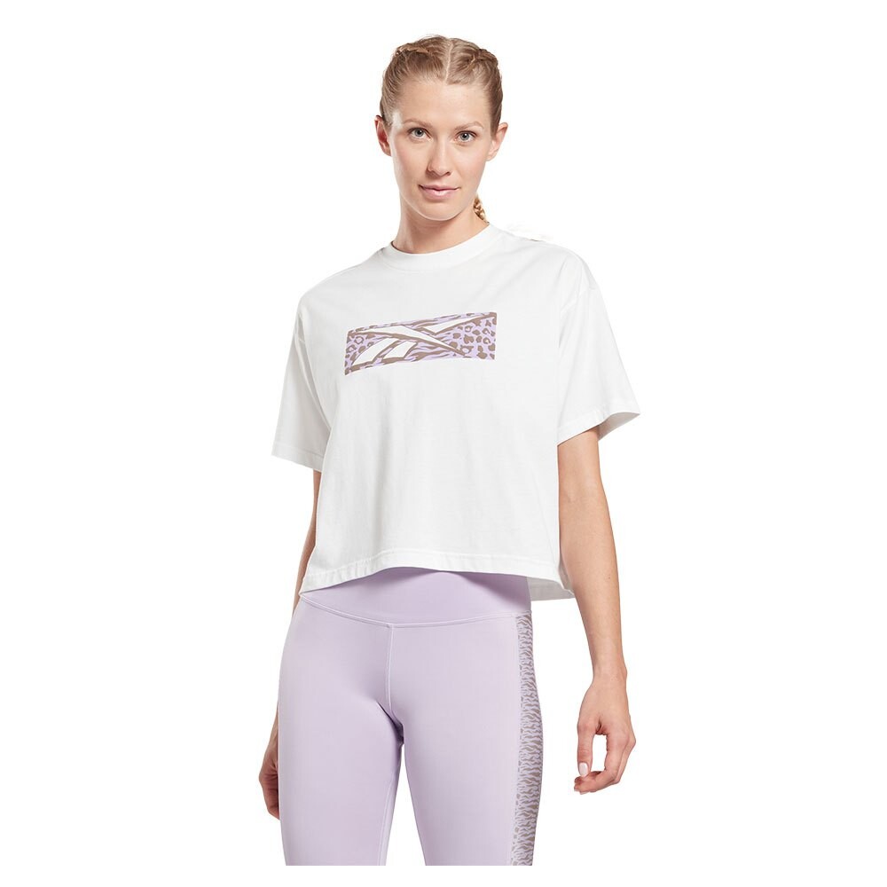

Футболка без рукавов Reebok Essentials Graphic, белый