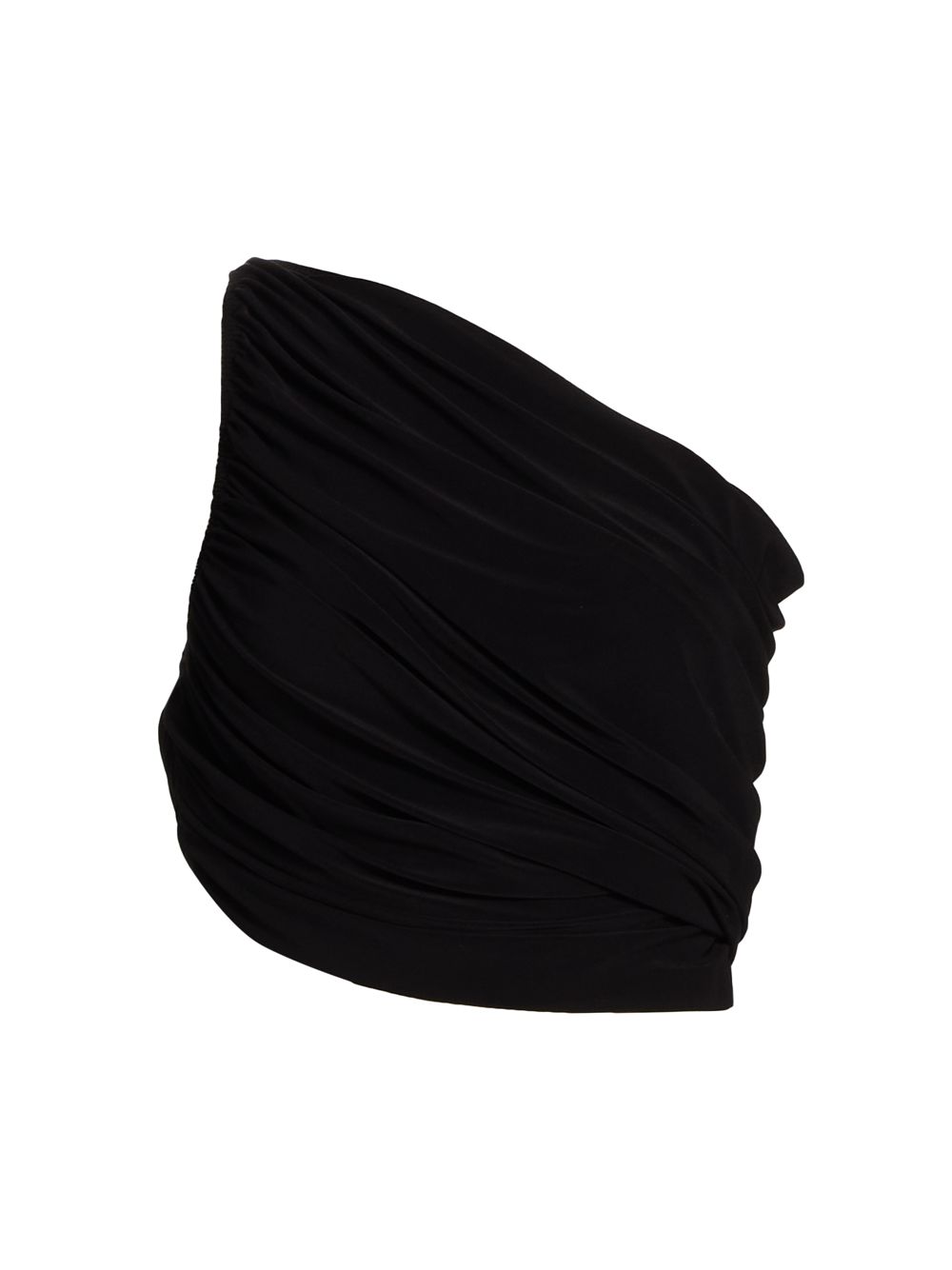Асимметричный лиф бикини Diana Norma Kamali, черный асимметричные плавки бикини diana norma kamali белый