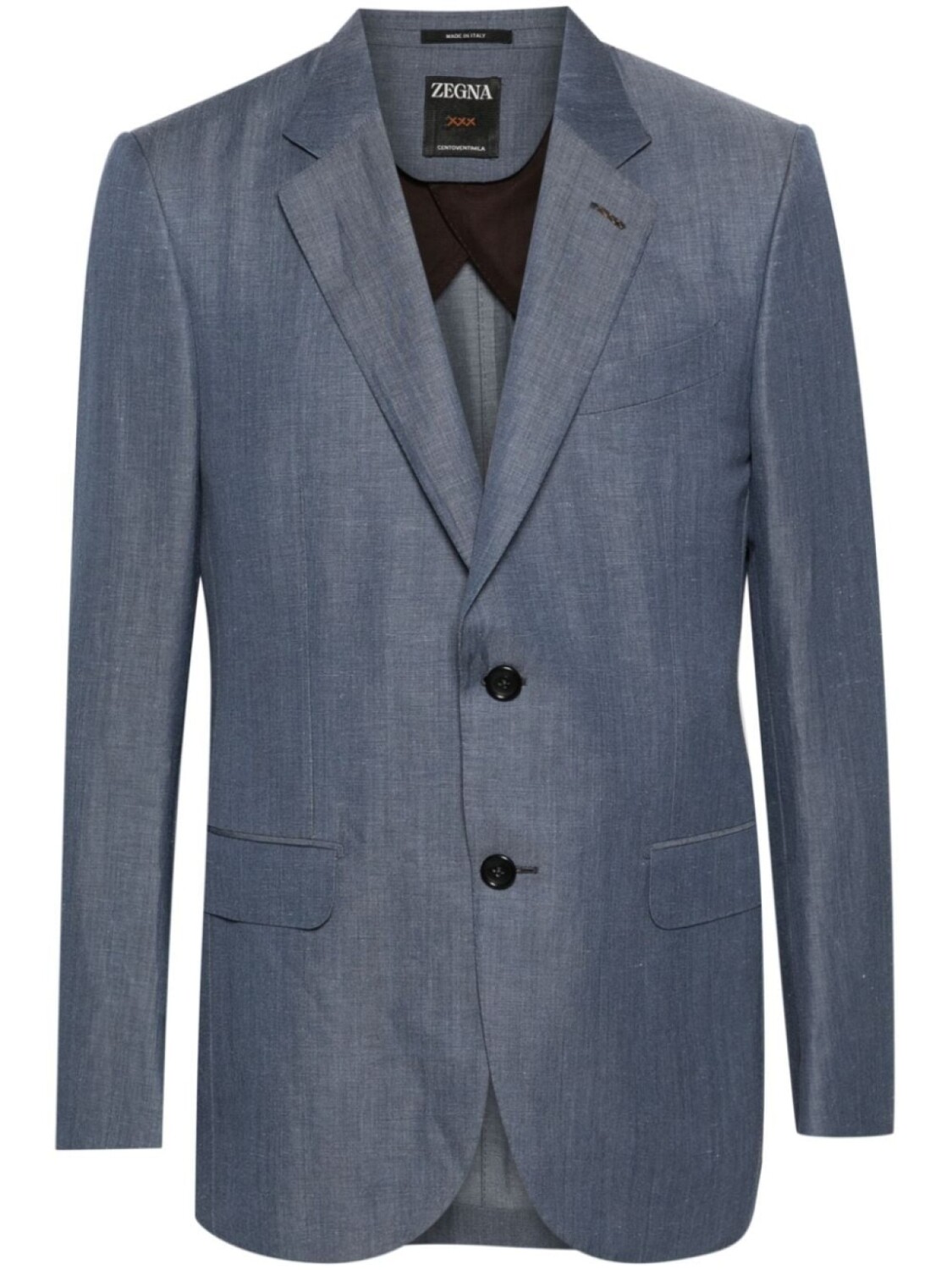 

Zegna однобортный пиджак, синий