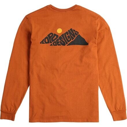 

Рубашка Rugged Peaks с длинными рукавами мужская Topo Designs, цвет Clay