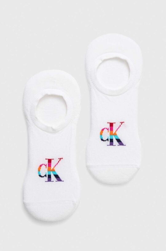 

2 пары носков Calvin Klein Jeans, белый