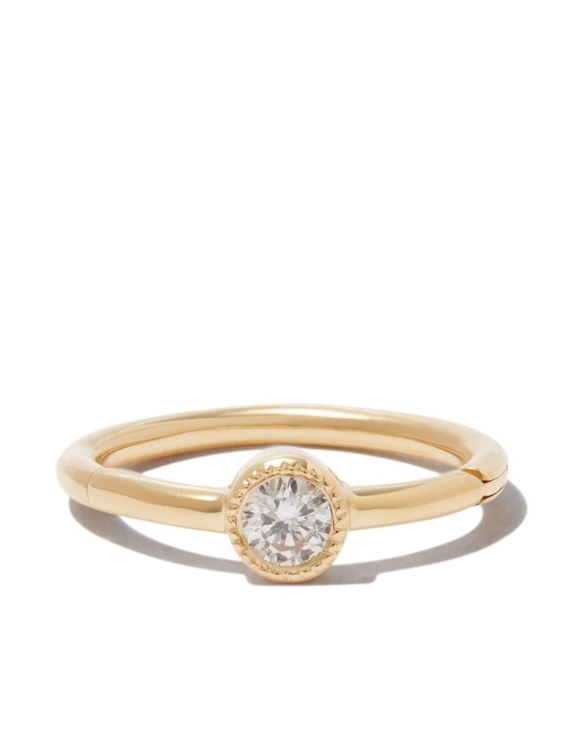 

Серьга Scalloped Diamond из желтого золота с бриллиантом MARIA TASH, золотой