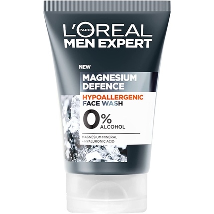 Средство для умывания лица Men Expert Magnesium Defense, 100 мл, L'Oreal
