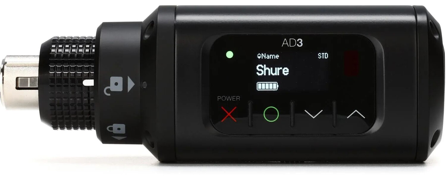 

Подключаемый передатчик Shure AD3