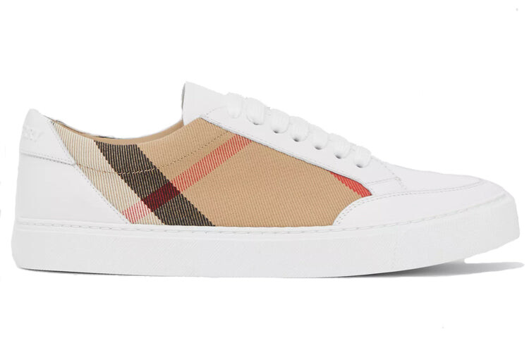 

Кроссовки мужские Burberry House Sports Wmns кожаные, белый