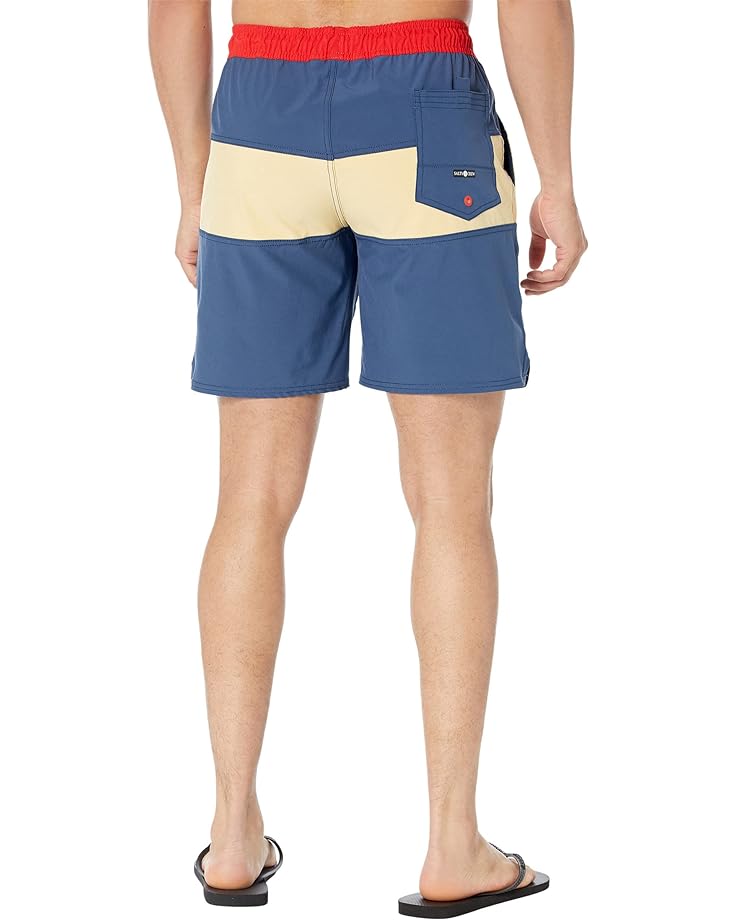 

Шорты для плавания Salty Crew Beacons 18" Elastic Boardshorts, цвет Denim