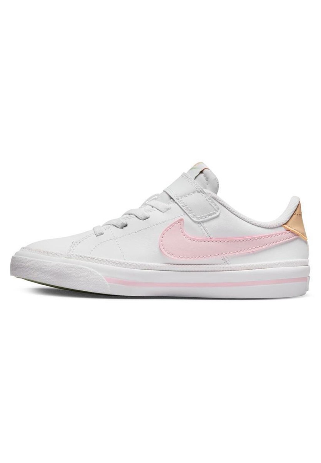 

Низкие кроссовки Court Legacy Unisex Nike, цвет white/pink foam sesame honeydew