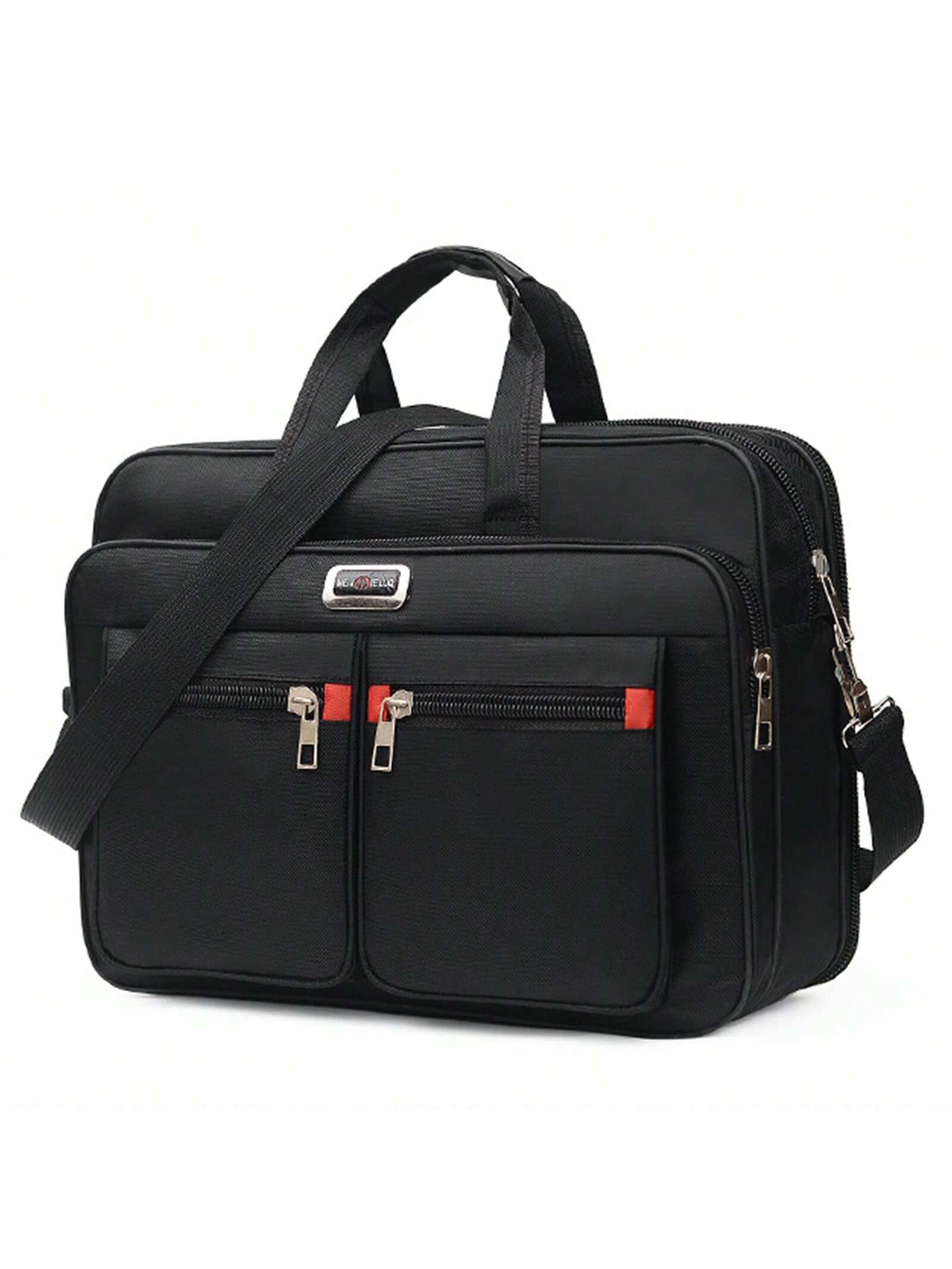 Мужская сумка для ноутбука, черное и белое портфель jeep buluo мужской кожаный сумка для ноутбука а4 сумка для офиса саквояж в деловом стиле