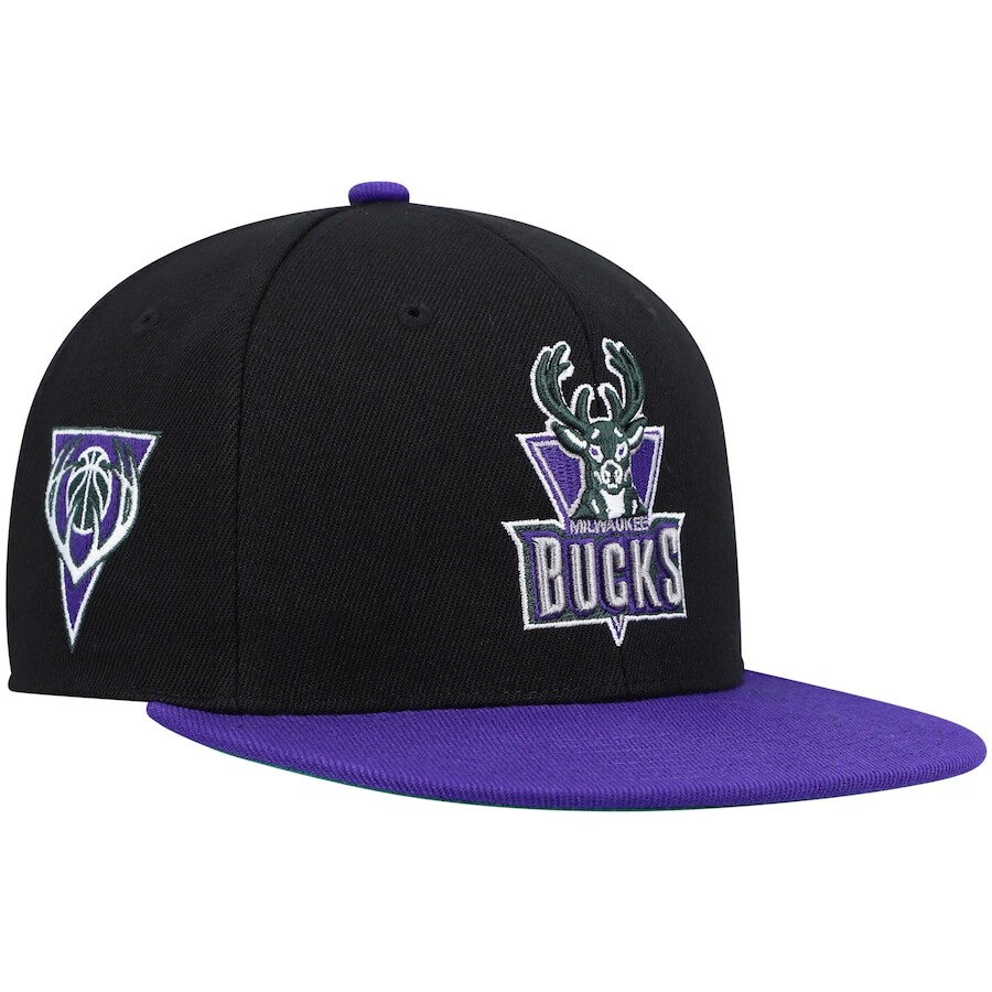 

Бейсболка Mitchell & Ness Milwaukee Bucks, черный