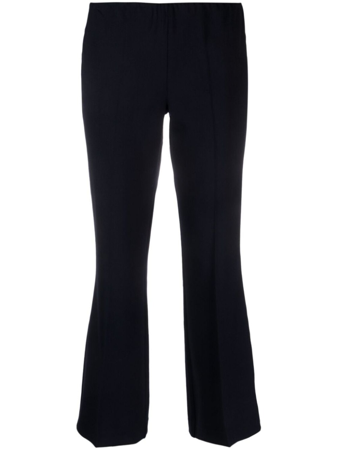 

P.A.R.O.S.H. cropped flared virgin wool trousers, синий