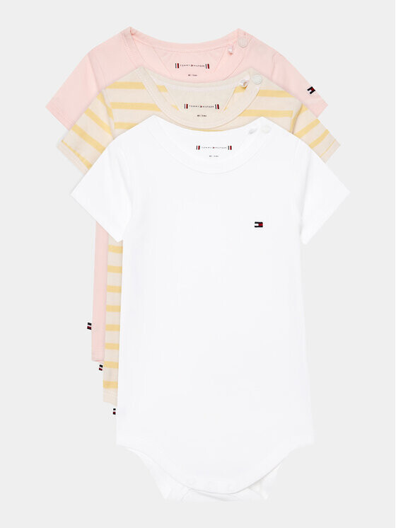 

Комплект из 3 боди Tommy Hilfiger, белый