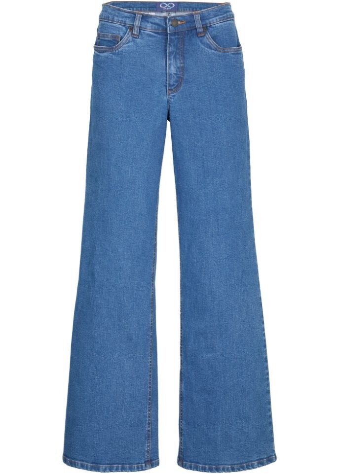 

Широкие джинсы-стрейч essential John Baner Jeanswear, синий