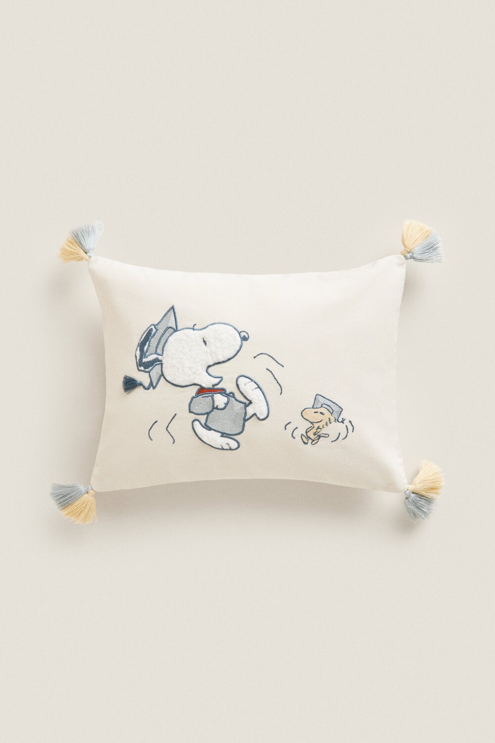 Чехол для подушки peanuts с кисточками Zara, многоцветный