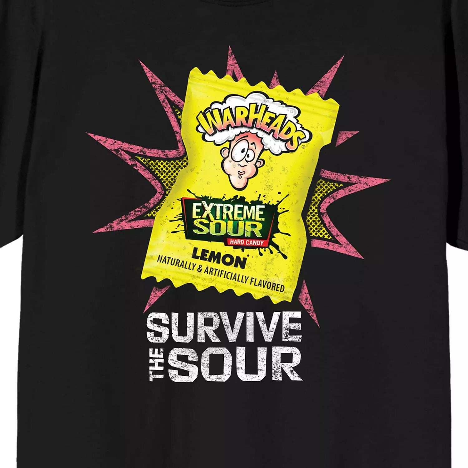

Мужская футболка Warheads Extreme Sour Lemon Licensed Character