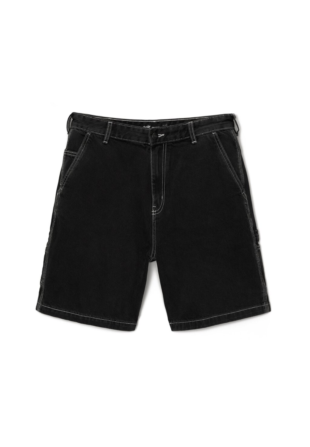 

Джинсовые шорты PULL&BEAR, черный