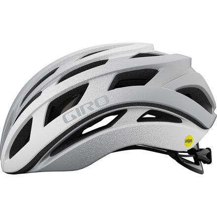 цена Сферический шлем Helios Mips Giro, цвет Matte White/Silver Fade