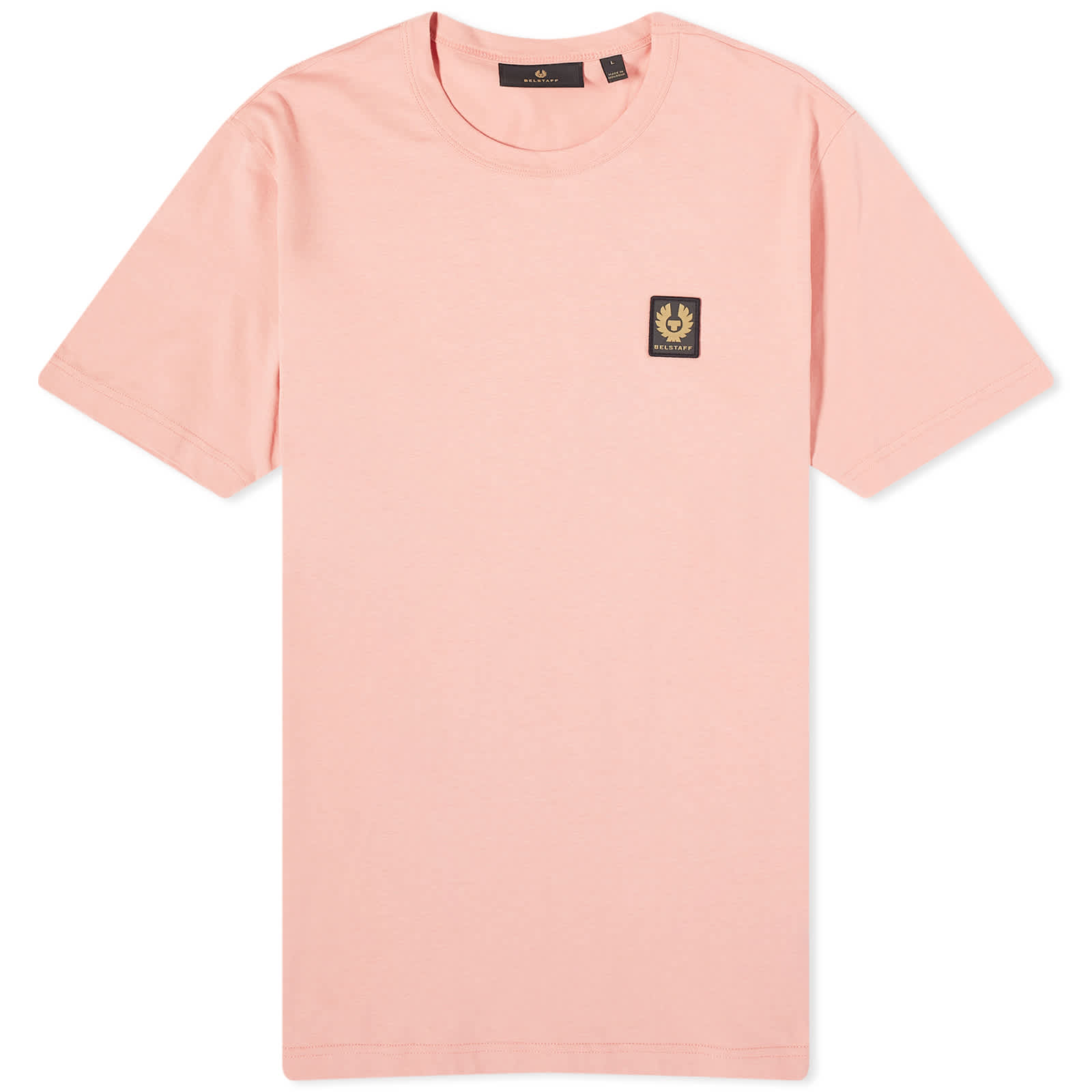 Футболка Belstaff Patch Logo, цвет Rust Pink футболка с принтом pocket tee logo dockers цвет bridge smokestack heater