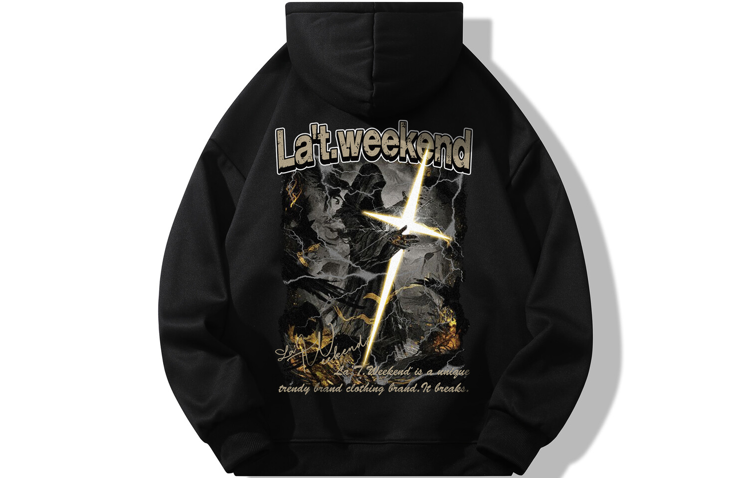 

Толстовка унисекс La'T.Weekend, Черный (обычная версия)