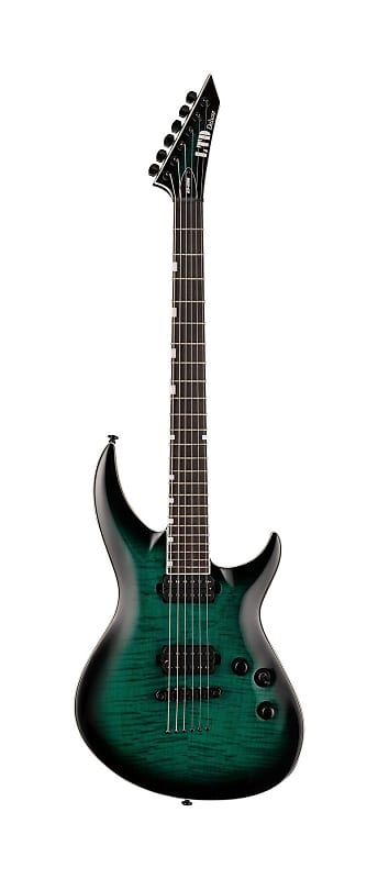 

Электрогитара ESP LTD H3-1000 Electric Guitar, Black Turquoise Burst