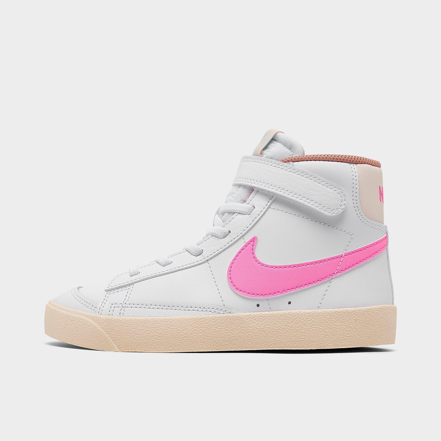 

Повседневная обувь Nike Blazer Mid '77 для маленьких детей из эластичного кружева для девочек, розовый