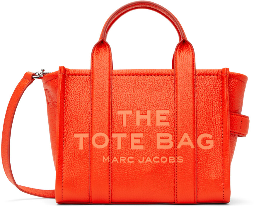 

Маленькая кожаная сумка-тоут Orange с электроприводом Marc Jacobs