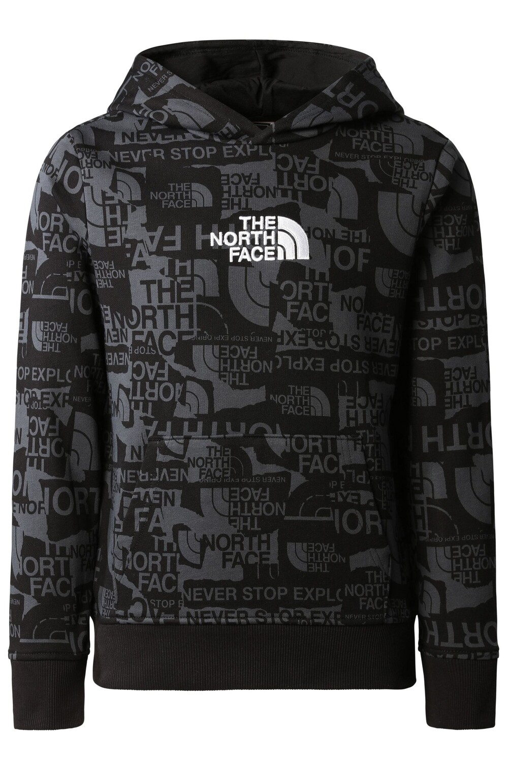 

Легкий пуловер с капюшоном Drew Peak для мальчиков The North Face, черный