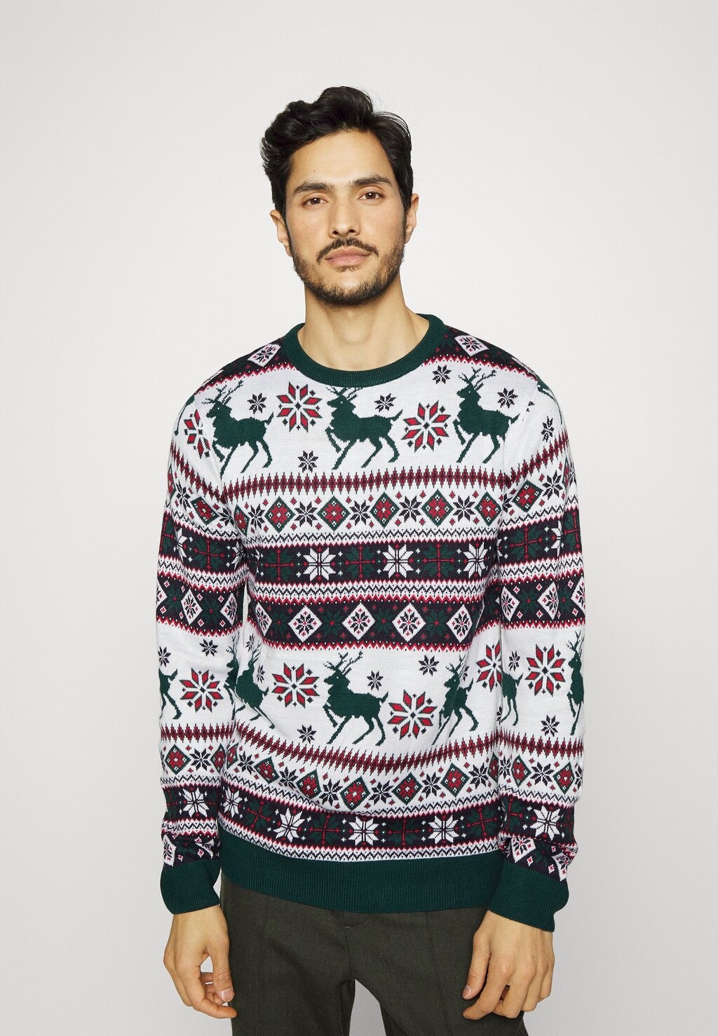 

Свитер Lindbergh Christmas, белый, Черный