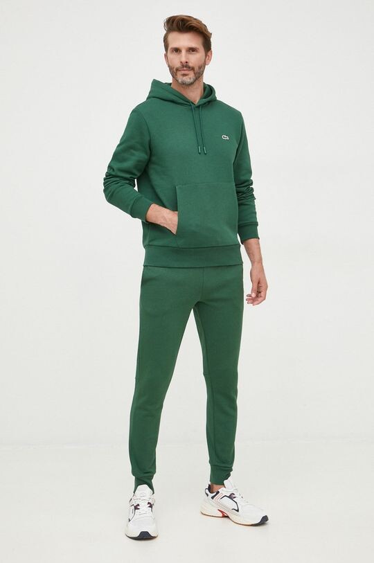 Фуфайка Lacoste, зеленый толстовка lacoste