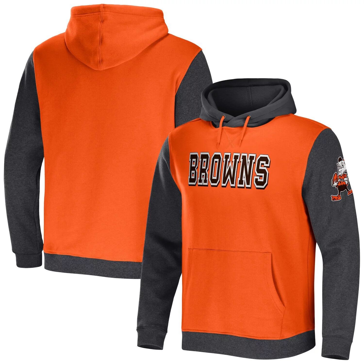 

Мужская коллекция NFL x Darius Rucker от Fanatics оранжевый/темно-серый пуловер с капюшоном Cleveland Browns с цветными блоками