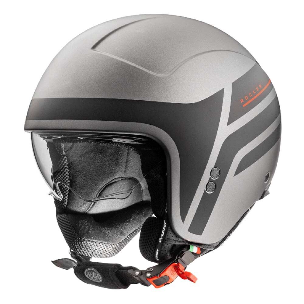 

Открытый шлем Premier Helmets Rocker ON 17 BM, серый