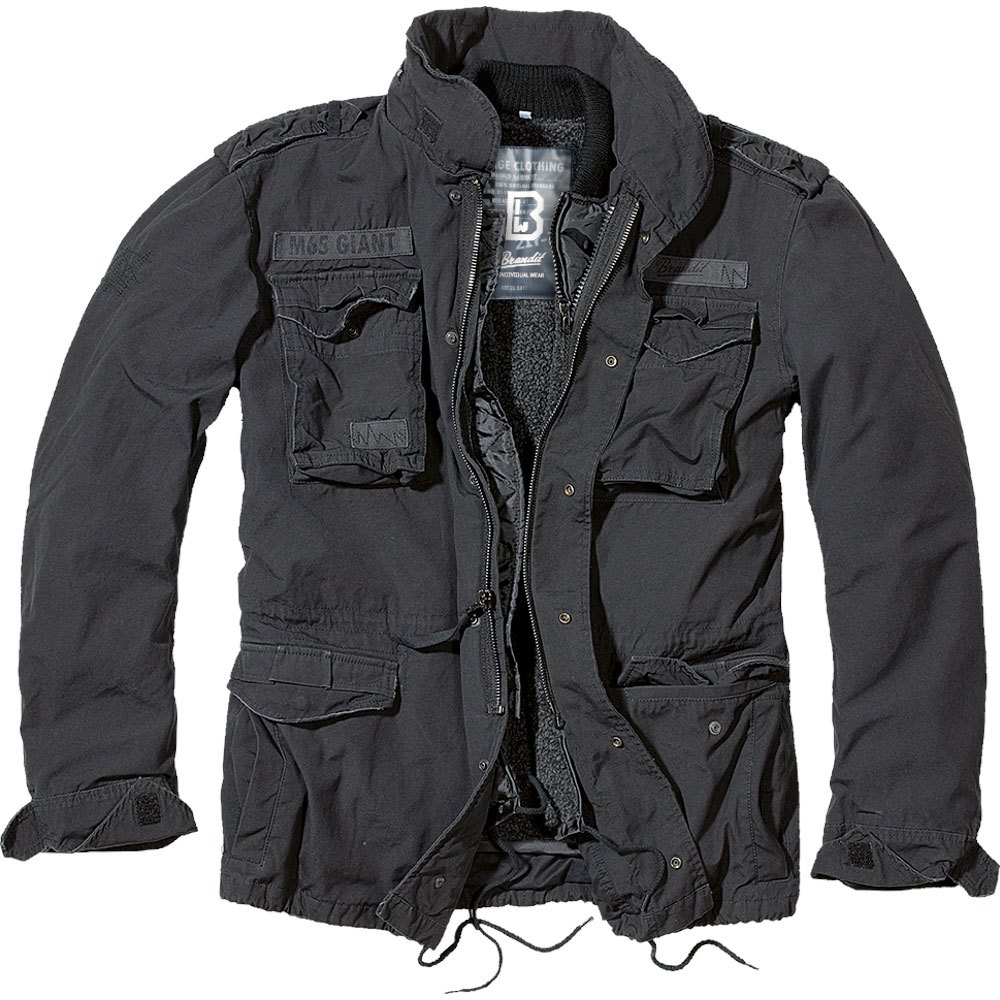 Куртка Brandit M65 Giant, черный m65 женская куртка brandit черный