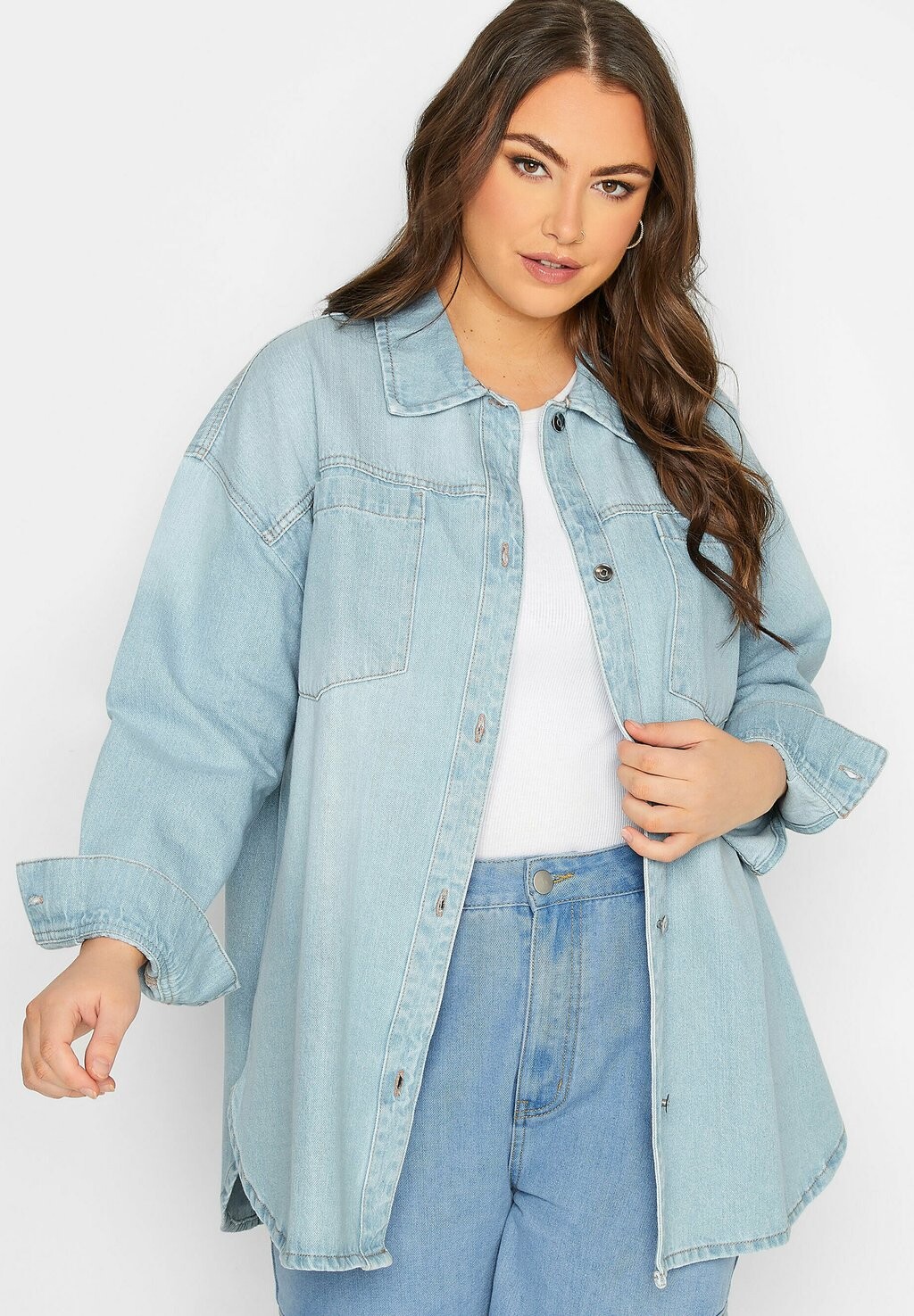 

Джинсовая куртка Yours Clothing, синий