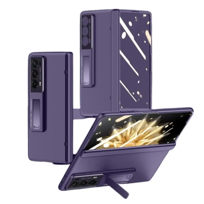 

Чехол для телефона Povatine, Velvet purple bracket skin-feeling hinge series