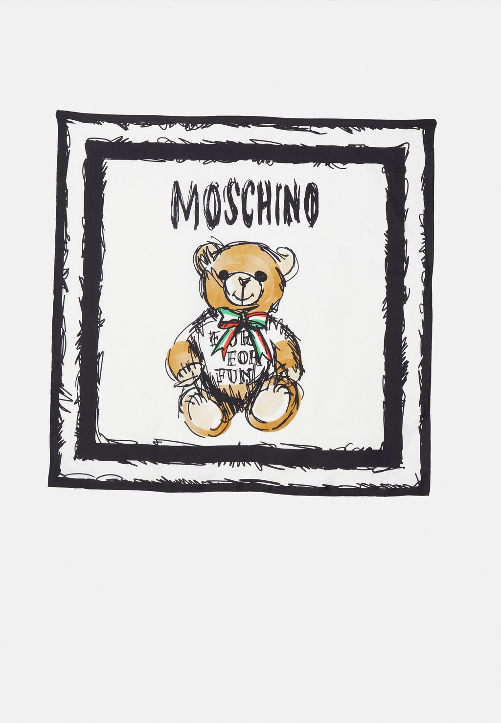 

Шарф Headscarf MOSCHINO, цвет fantasy white