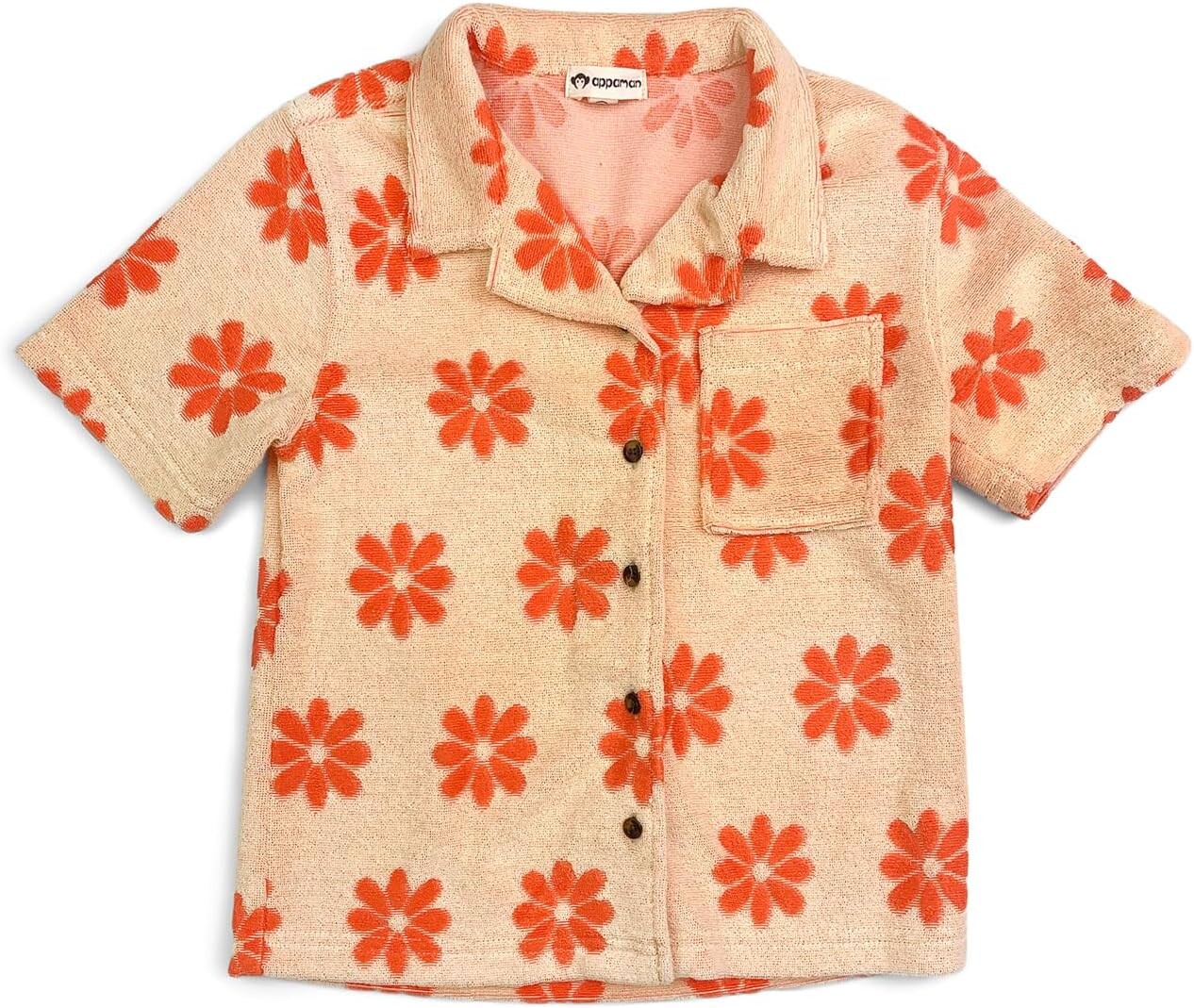 

Рубашка Appaman Terry Resort Shirt, цвет Daisies