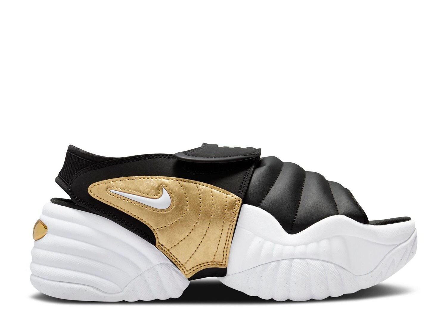 

Кроссовки Nike Wmns Adjust Force Sandal 'Black White Metallic Gold', черный