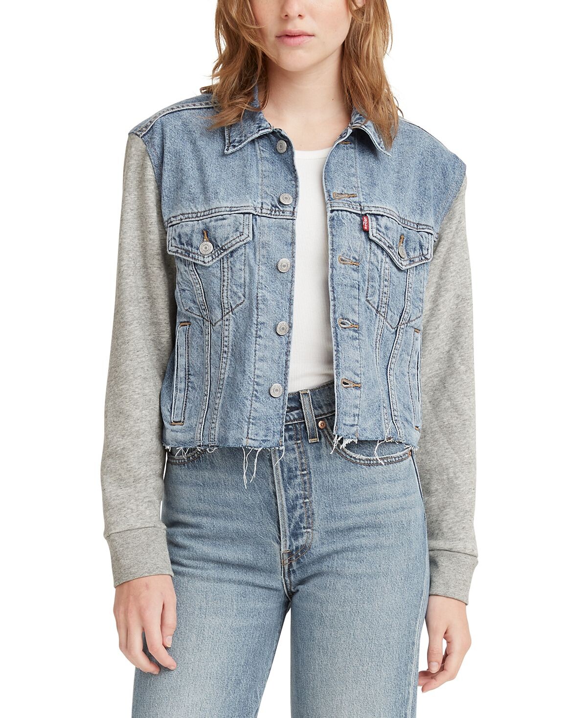 

Хлопковая куртка Ex-Boyfriend для юниоров Levi's