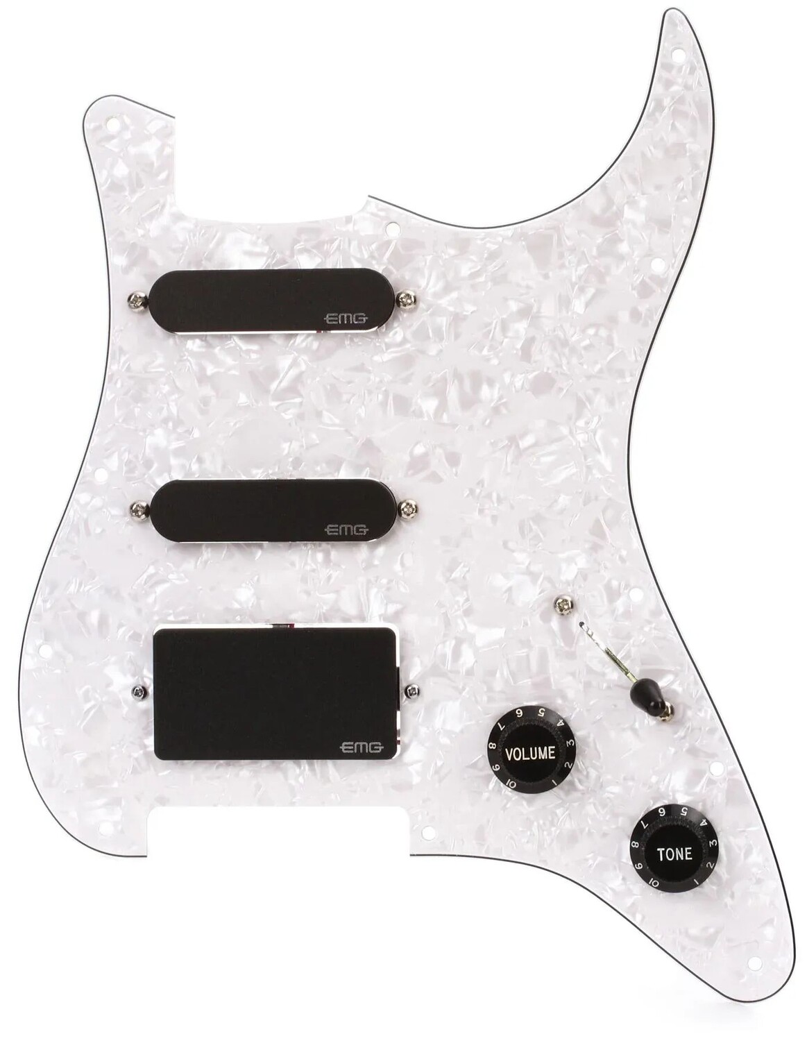

Накладка EMG KH20 Kirk Hammett с проводами и 3 звукоснимателями — белый жемчуг