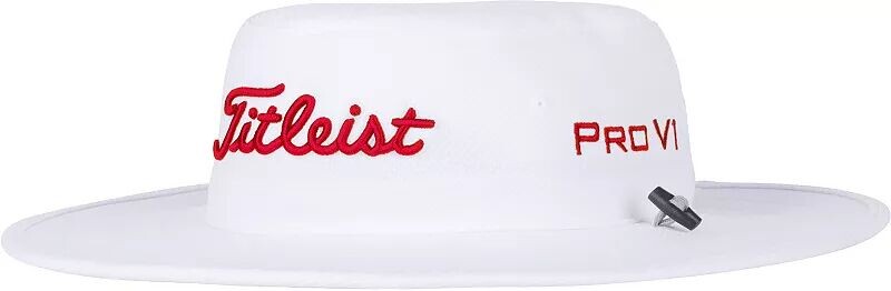 

Мужская кепка для гольфа Titleist Tour Aussie 2022, белый/красный