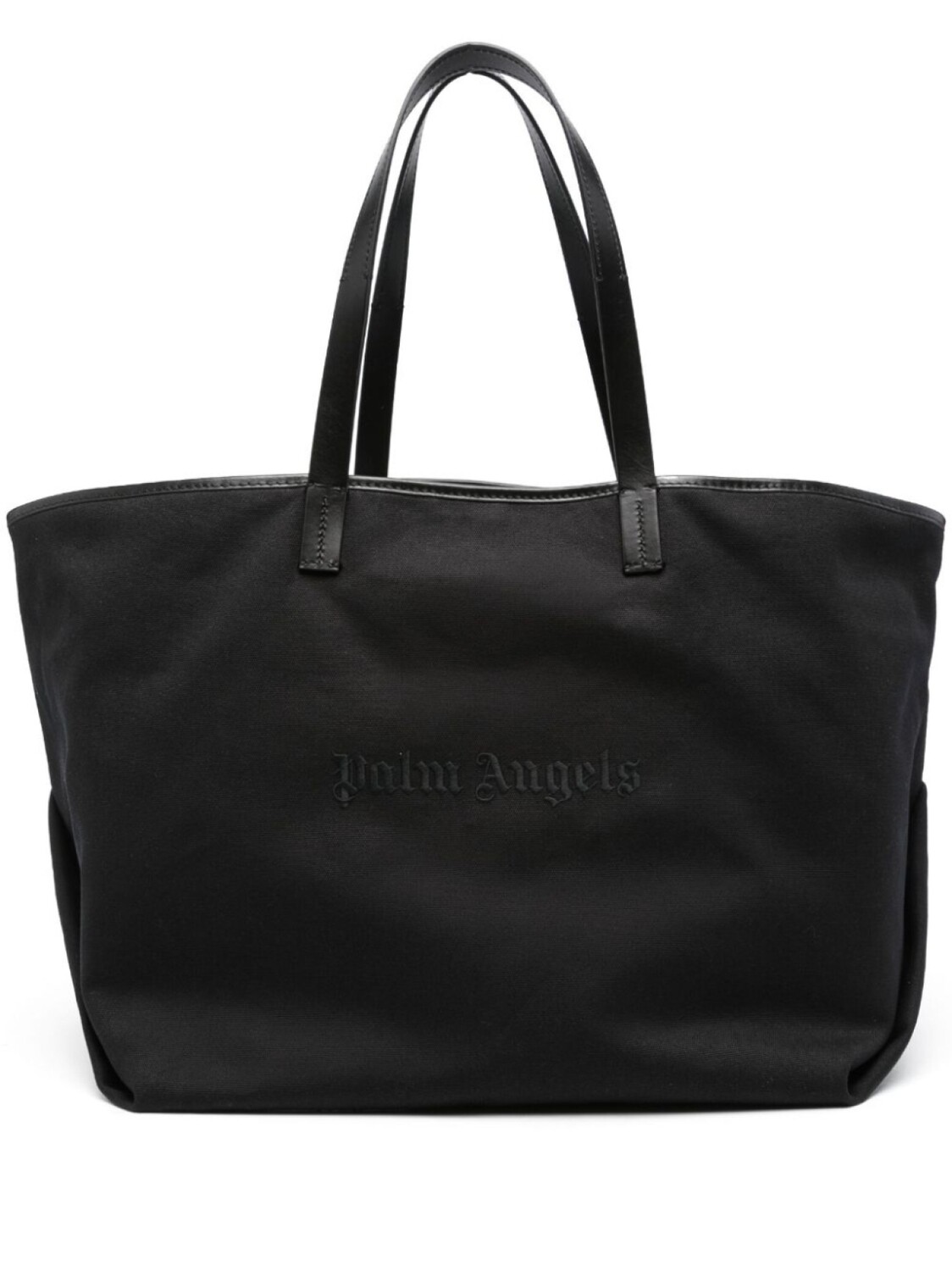 

Palm Angels сумка-тоут с вышитым логотипом, черный