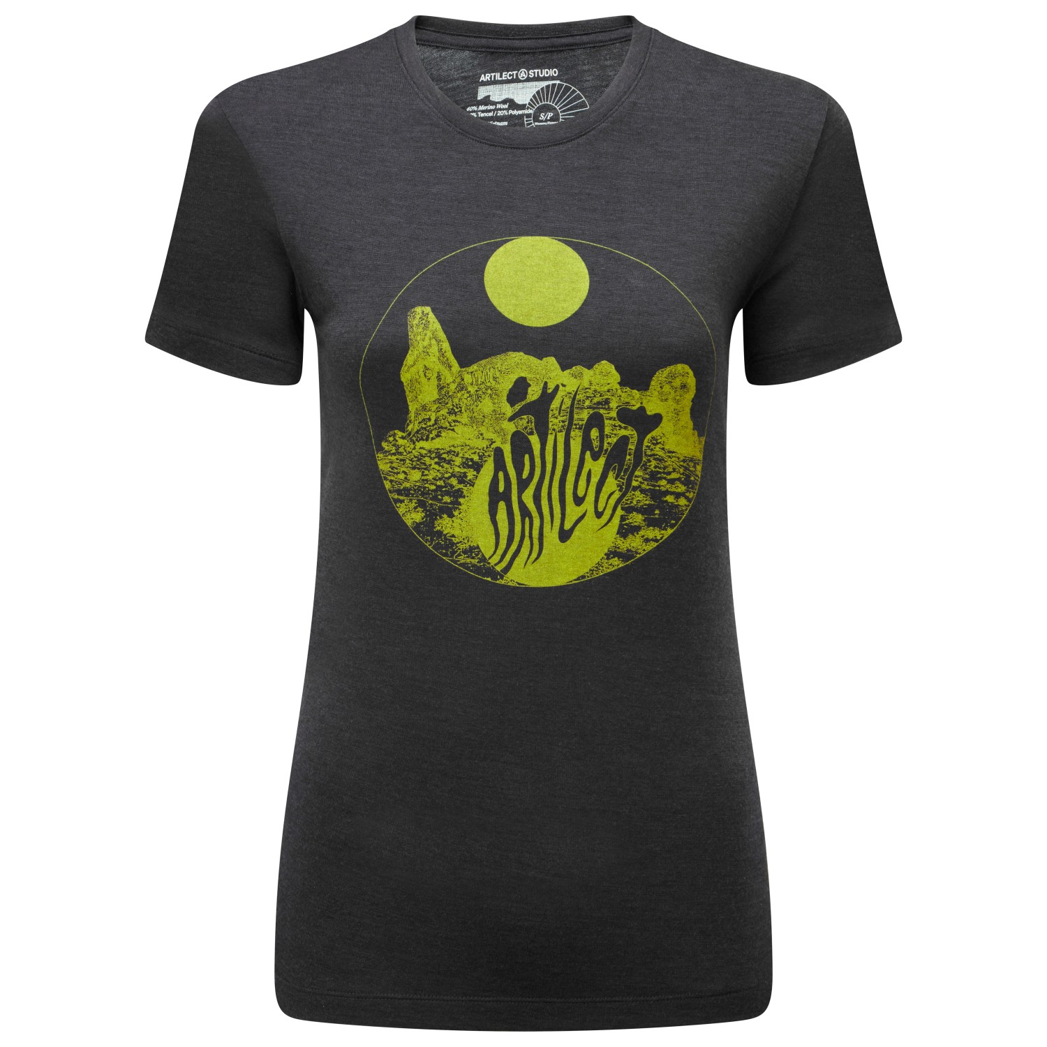 Рубашка из мериноса Artilect Women's Utilitee, цвет Black Echo Canyon