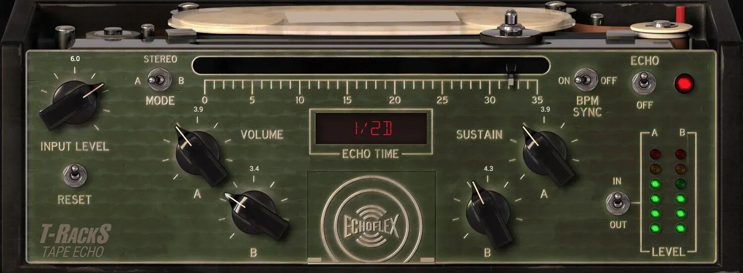 

IK Multimedia T-RackS Tape Echo Плагин