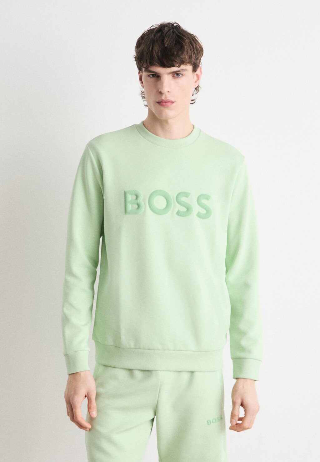 

Толстовка SALBO 1 BOSS, цвет open green fortyeight