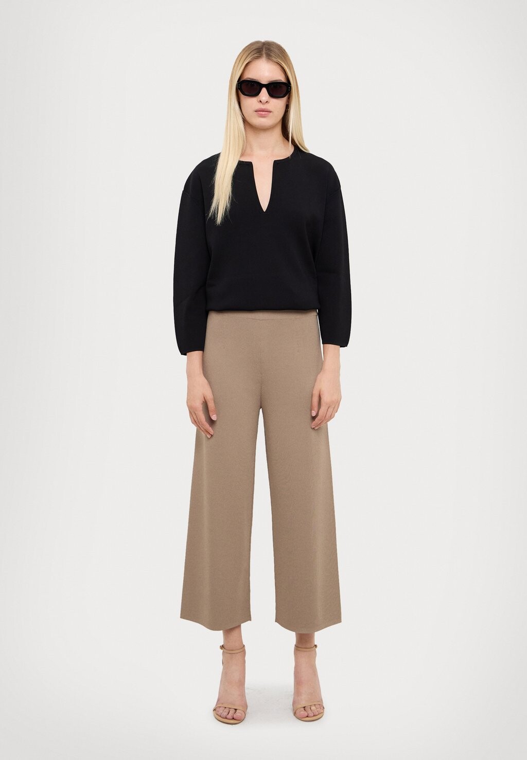 

Брюки GREMBO Max Mara Leisure, красновато-серый