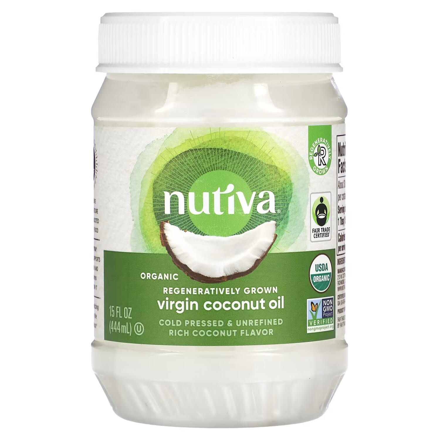 

Органическое кокосовое масло Nutiva
