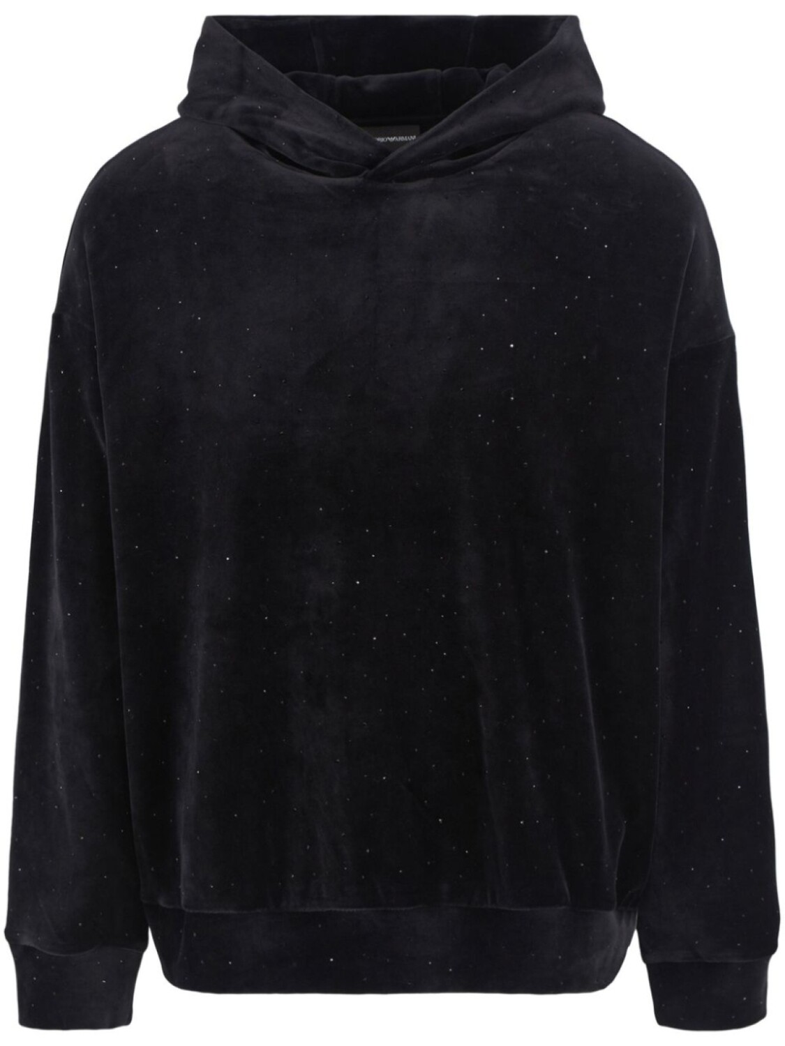 

Emporio Armani худи Clubwear со стразами, черный