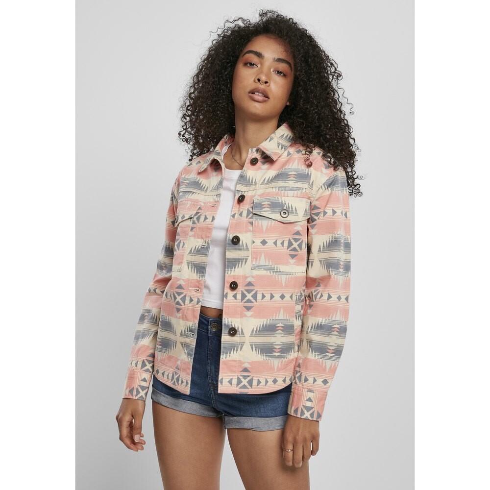 

Куртка Urban Classics Inka Oversized, розовый