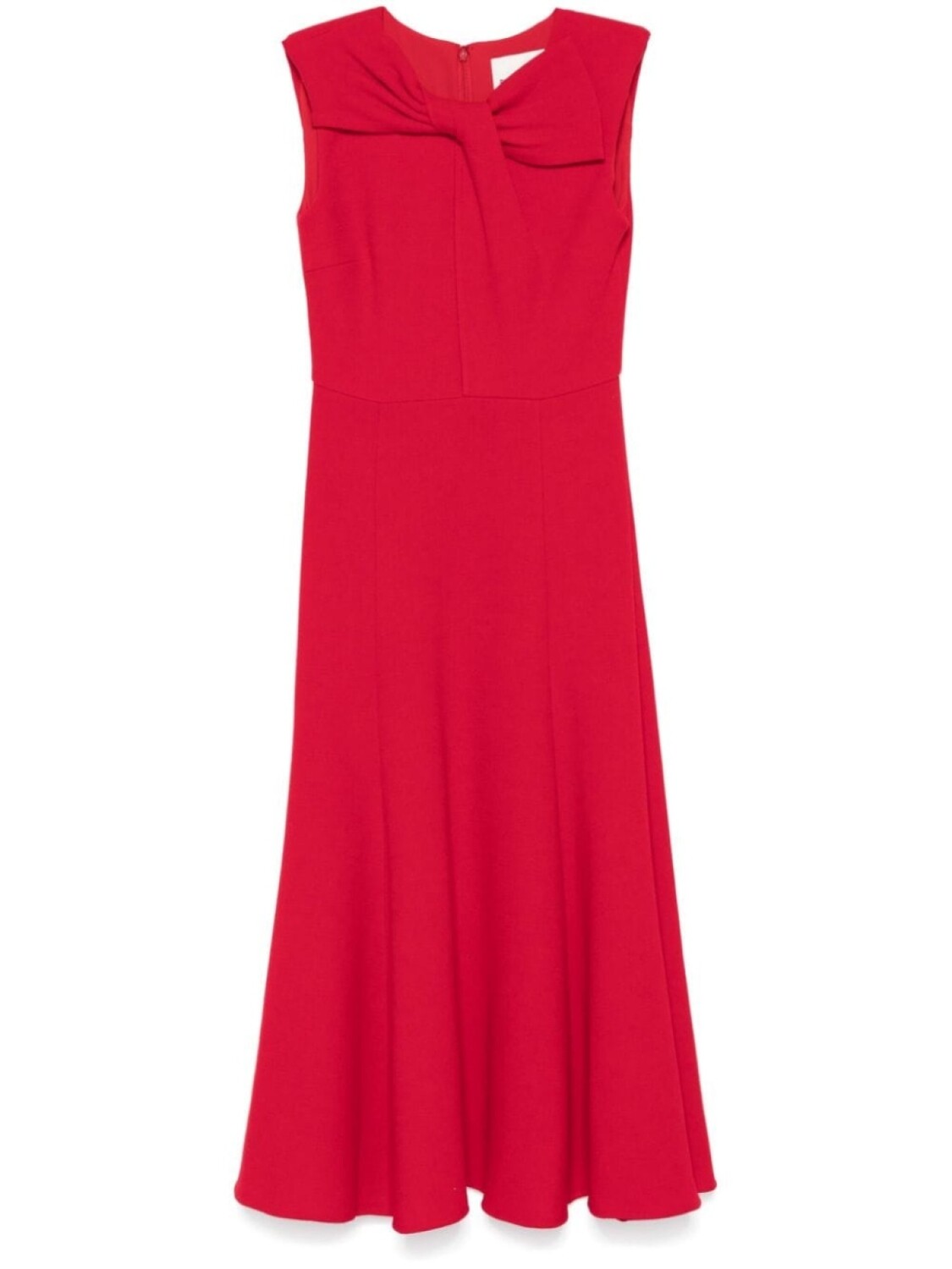 

Roland Mouret шерстяное платье миди, красный