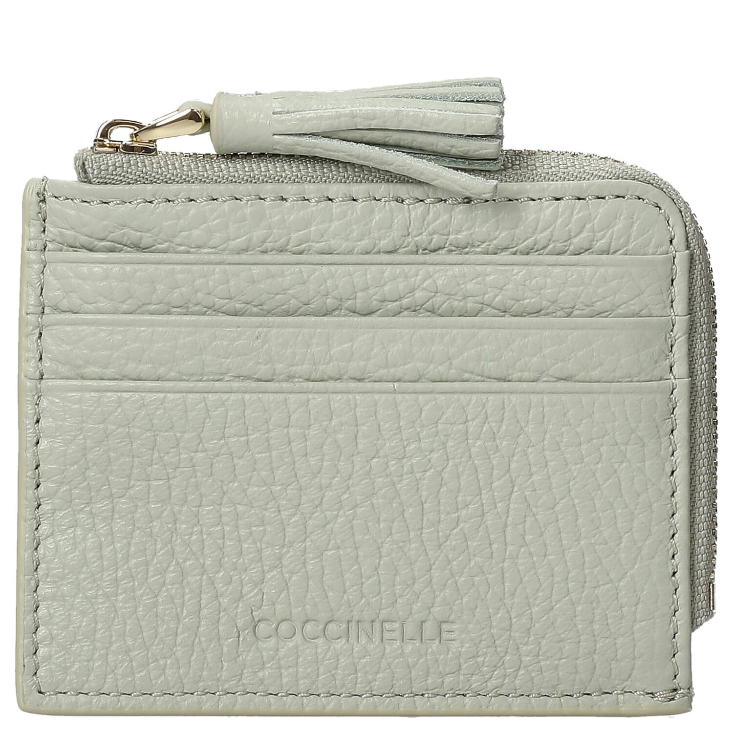 

Кошелек COCCINELLE Tassel Kreditkartenetui 6cc 10 cm, цвет celadon green